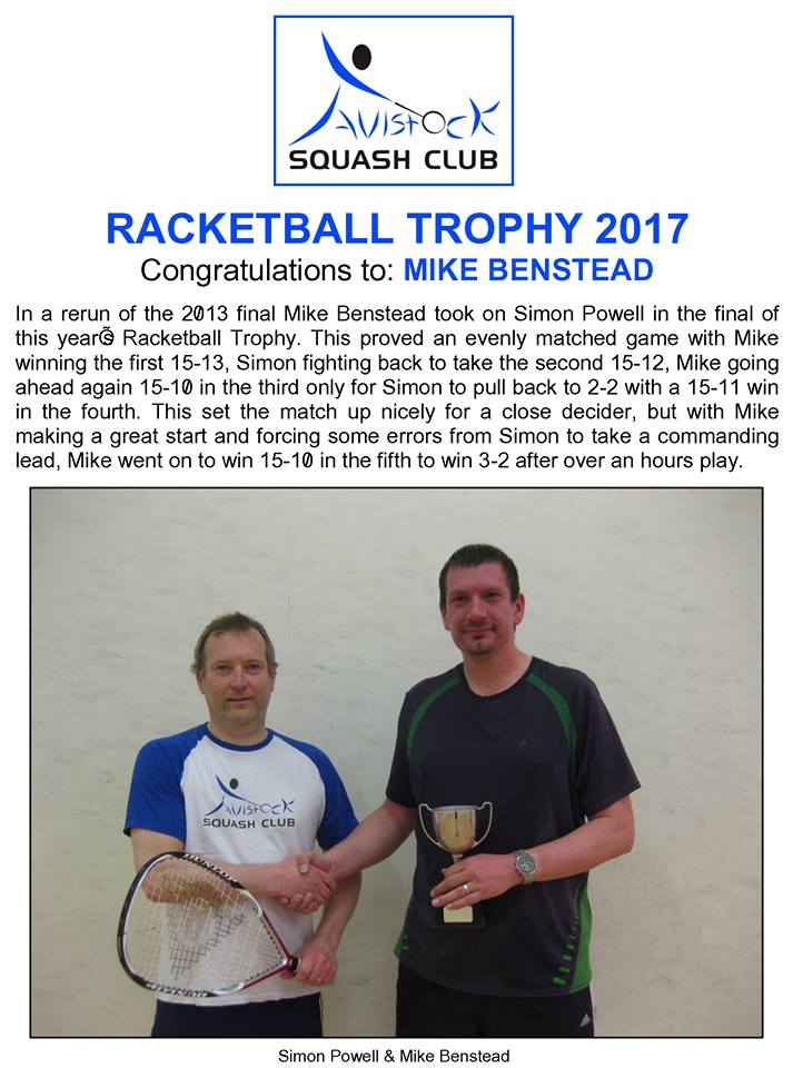 Racketball Final 2017